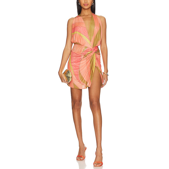 Vix Swimwear Dresses & Skirts - Vix Swimwear 'Karina' Pink Polyester Cover Up Dress Size M